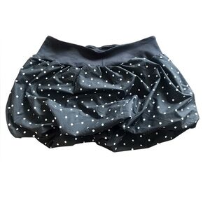 No Comment Polka Dot Bubble Mini Skirt Y2K Puffball Size L